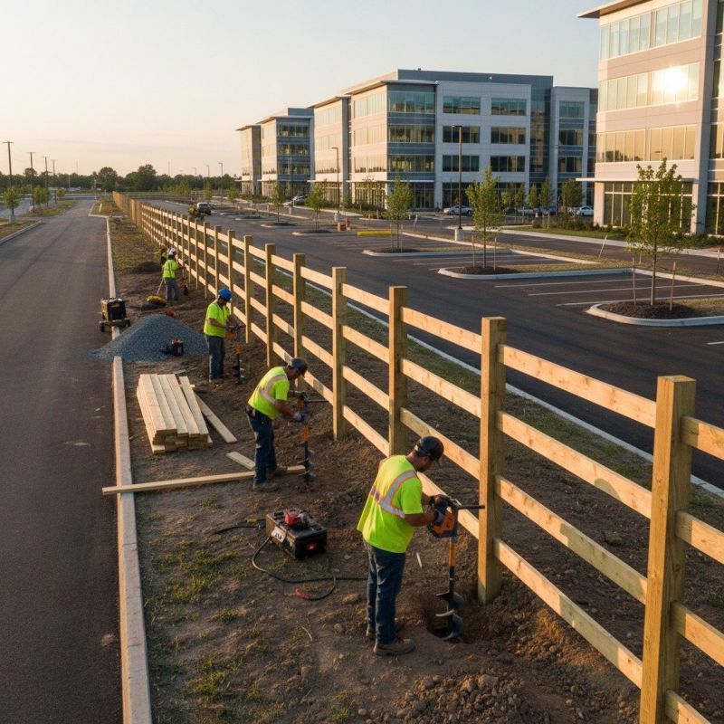 Wood Fence Service detail