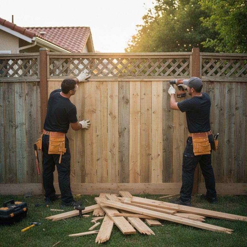 Wood Fence Repair Service